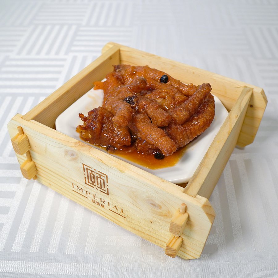 Pattes de poulet, sauce spéciale Impérial, dim sum vapeur