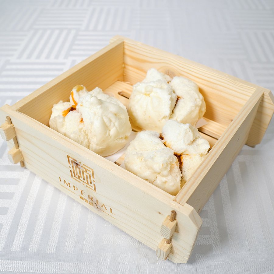 Charsiu Bao — bao porc BBQ (3 mcx), dim sum vapeur