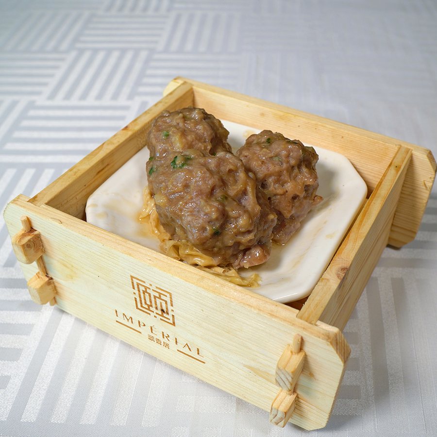 Boulettes de bœuf et coriandre (3 mcx), dim sum vapeur