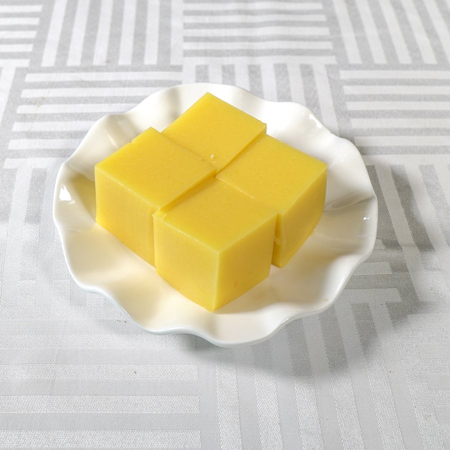 Pouding à la mangue (4 mcx), dessert chinois
