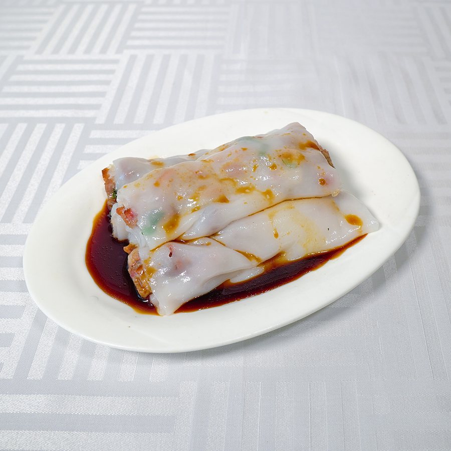 Rouleaux au char siu, cheung fun