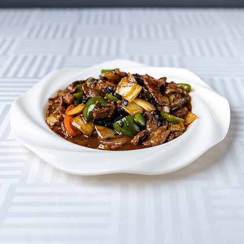 Bœuf sauce aux haricots noirs, cuisine cantonaise
