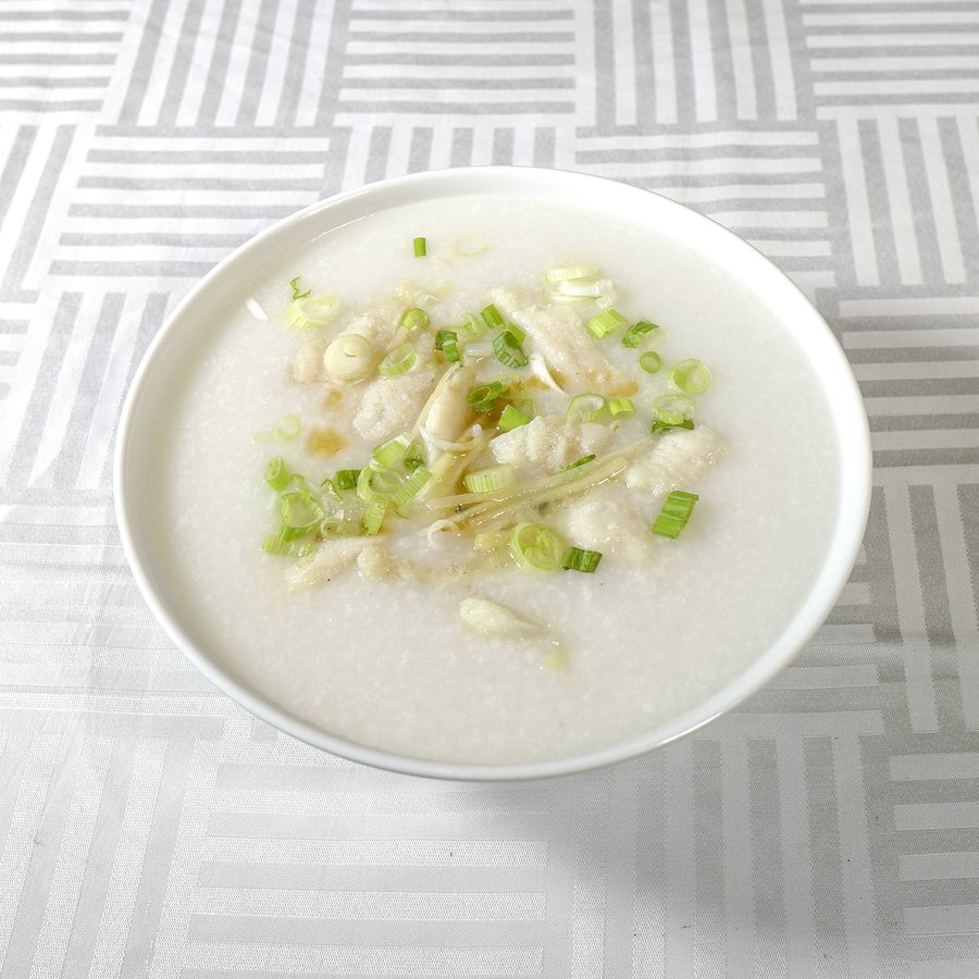 Congee aux fruits de mer, cuisine cantonaise