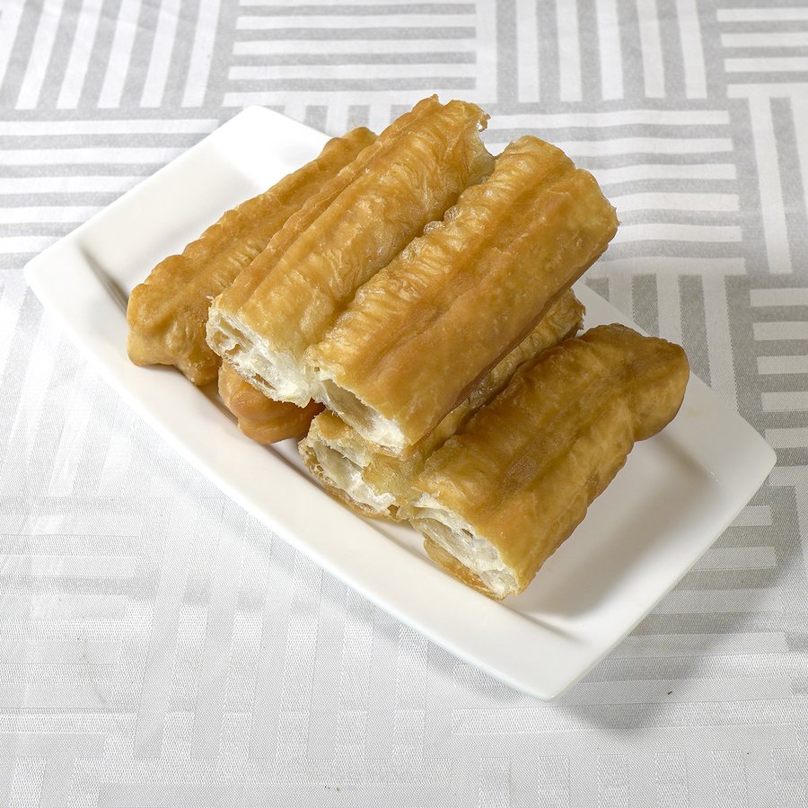 Bâtonnets de pâte frits, congee cantonais