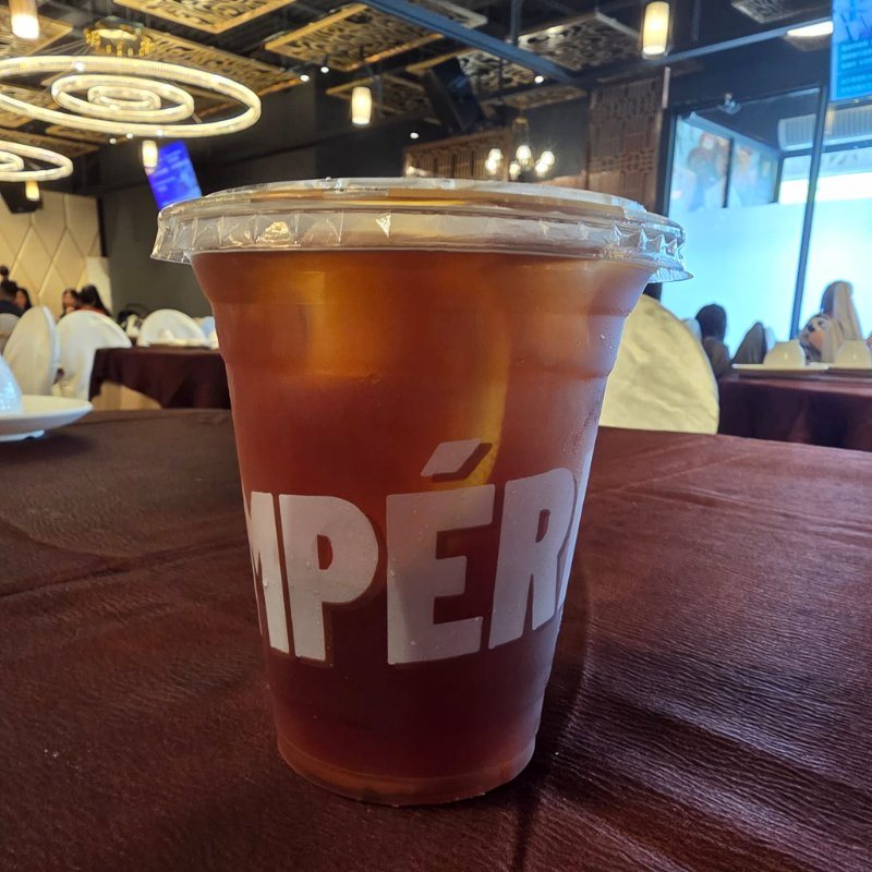 Thé citron glacé, boisson style Hong Kong