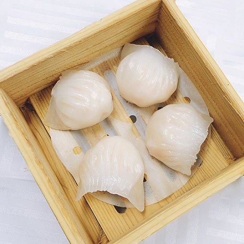 Har gao — raviolis aux crevettes à la peau translucide